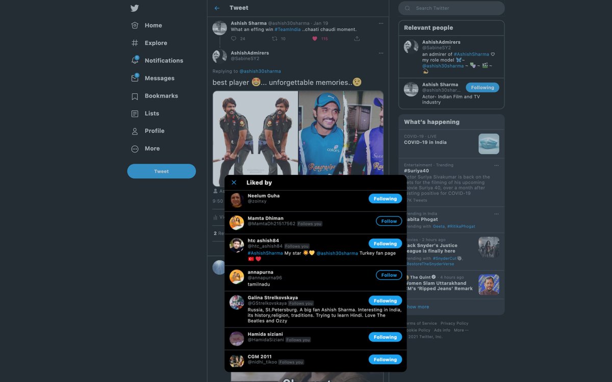 AashieshAdmirers ∞💙∞ tweet media
