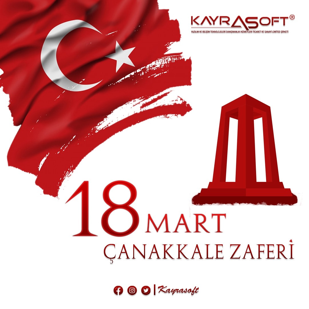 kayrasoft's tweet photo. 18 Mart Çanakkale zaferini kutluyor, tüm şehitlerimizi rahmetle anıyoruz.
"Bayrakları bayrak yapan üstündeki kandır; toprak, eğer uğrunda ölen varsa vatandır!" 🇹🇷
#turkey #18martçanakkalezaferi #webtasarım #webdesign #webdeveloper #webdevelopment #website #grafiktasarım #seo https://t.co/L0ieJo4Wsk
