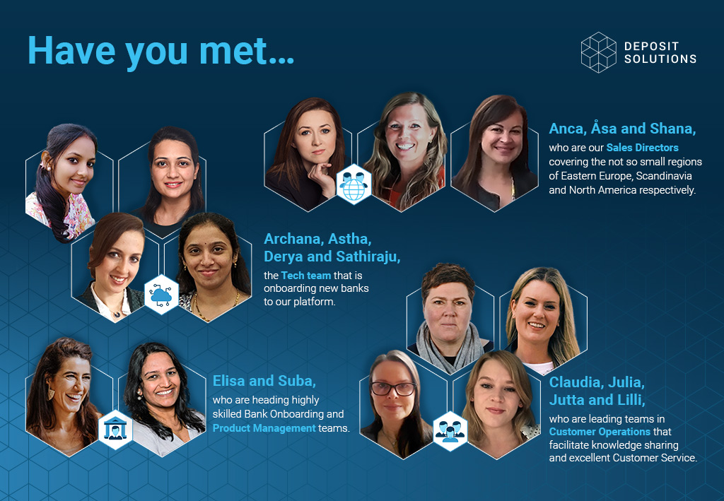 From time to time we want to take the opportunity to introduce you to some of the sharpest minds and most knowledgeable experts at Deposit Solutions. We are kicking it off with 13 colleagues representing 5 of our key functions. It is great to have you all on board! #fintech