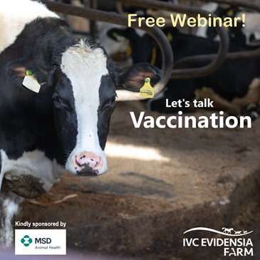 Please join us for this farmer facing webinar on Thursday 25th March at 7pm – Monika from MSD and David Stockton from IVC Evidensia will present and answer questions all about vaccination – Why vaccinate?

us02web.zoom.us/j/82306850168

Or Telephone: United Kingdom +44 203 481 5237