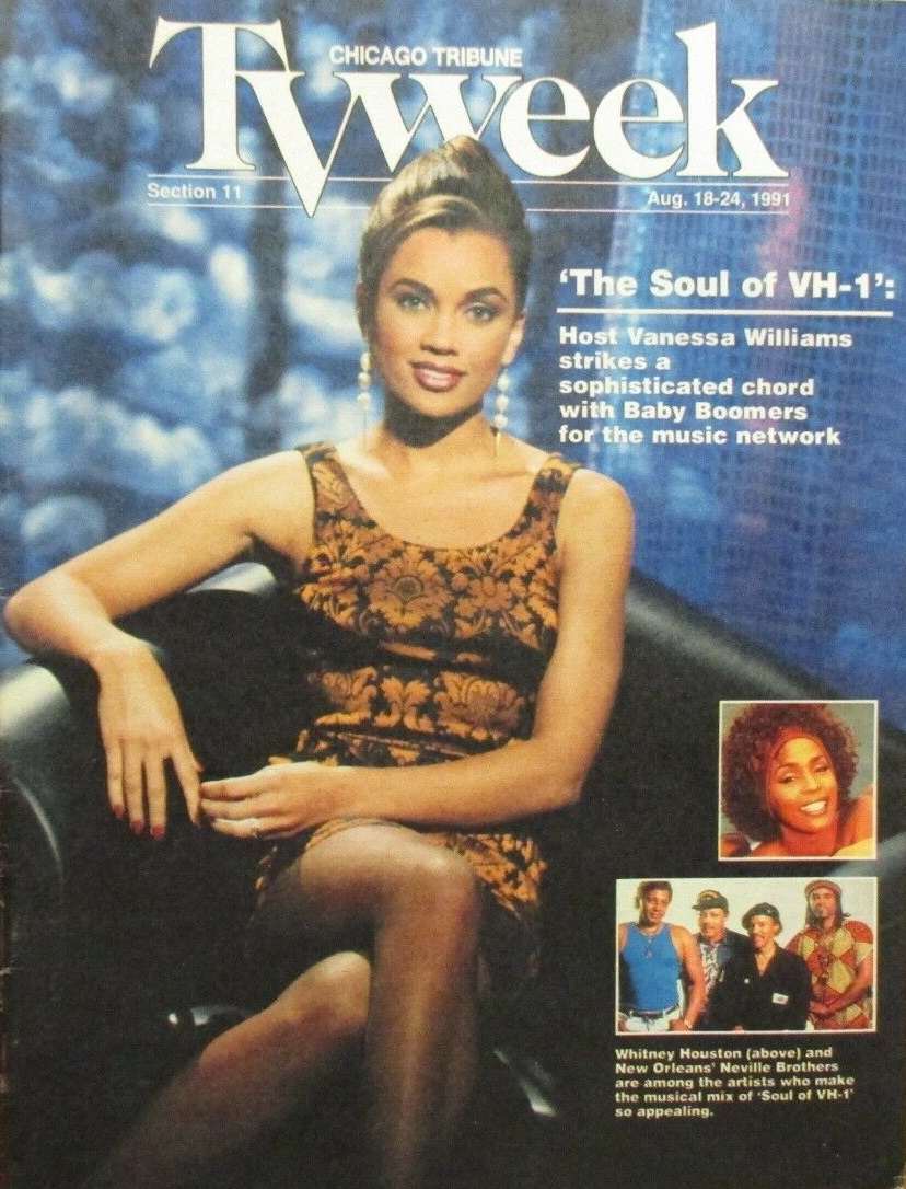 Happy Birthday to Vanessa Williams, born on this day in 1963
Chicago Tribune TV Week.  August 18-24, 1991 