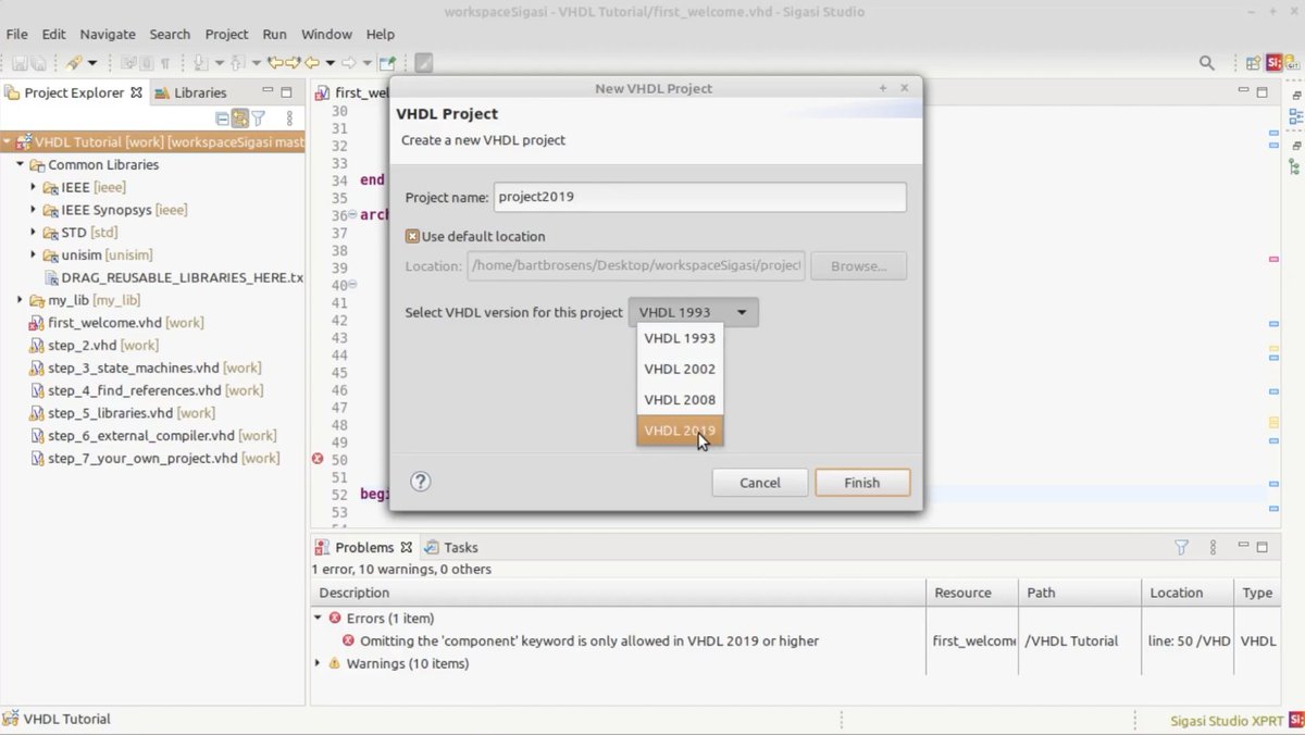 Today we released Sigasi Studio 4.11 which brings VHDL 2019 support, improved block diagrams and much more ... 

Read the full release notes: insights.sigasi.com/releasenotes/s…