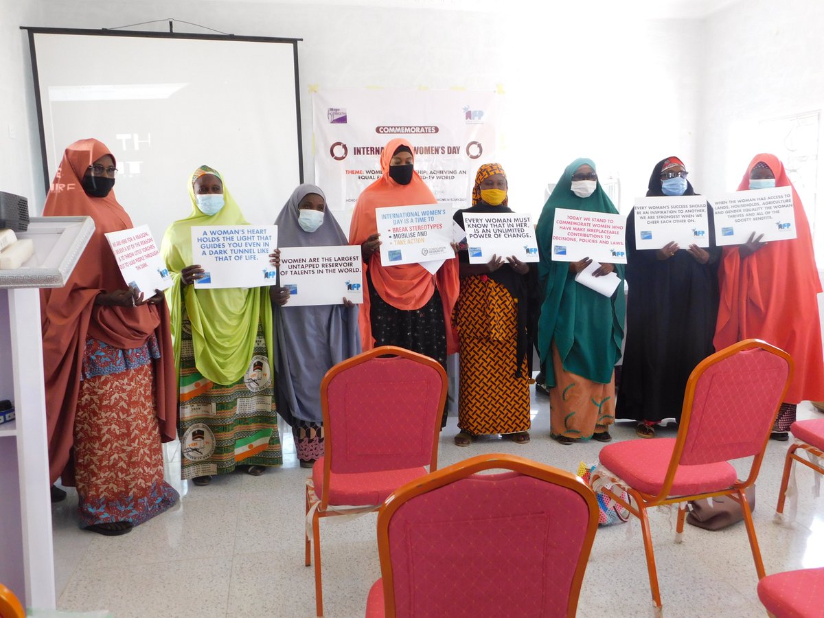 h_interactive1's tweet photo. @h_interactive1 Women For Peace (WFP) Commemorates International Women's Day 2021 with women from Damaturu, Fune, Potiskum and Geidam with theme: Women in Leadership to Challenge women to play an active role in leadership and to achieve equal future in a COVID-19 world. https://t.co/RXXeXPNMXk