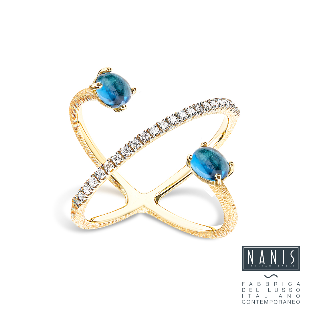 mylesmindham's tweet photo. Nanis DANCING AZURE RING in 18k yellow gold with blue topaz and diamond. 
#bluetopaz#nanisjewelry#ring#giftsforher#dimond#ring https://t.co/mP1EYohkkp