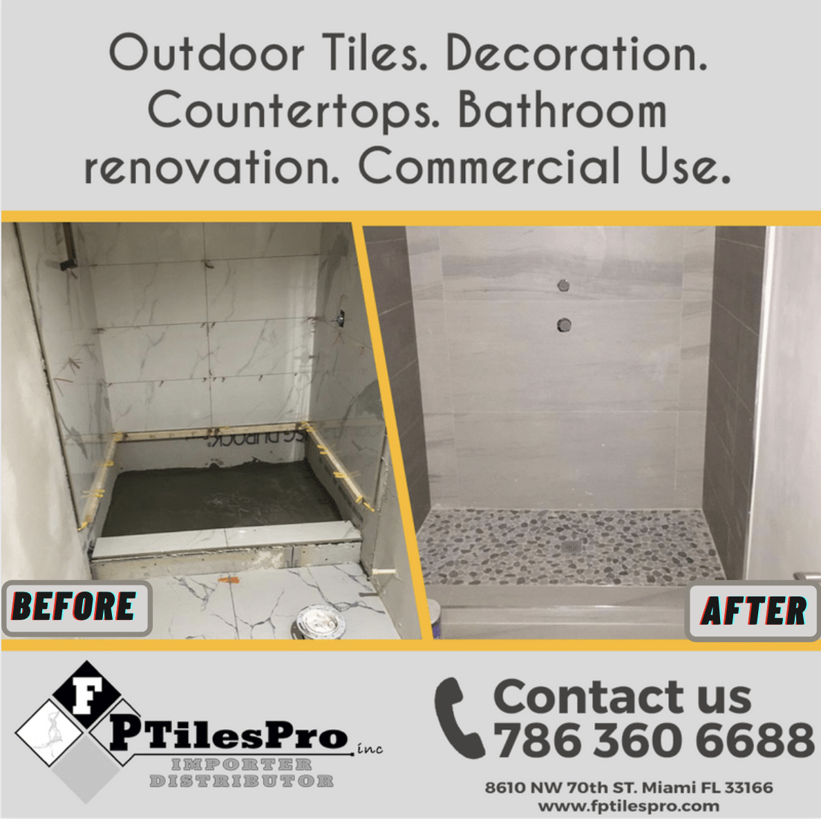 Are you looking for an outdoor porcelain tile for your home on the beach? Here at fptilespro.com, we offer you the best solid porcelain tile that will meet your expectations. 

#outdoorporcelaintile   #porcelaintile  #solidporcelaintile