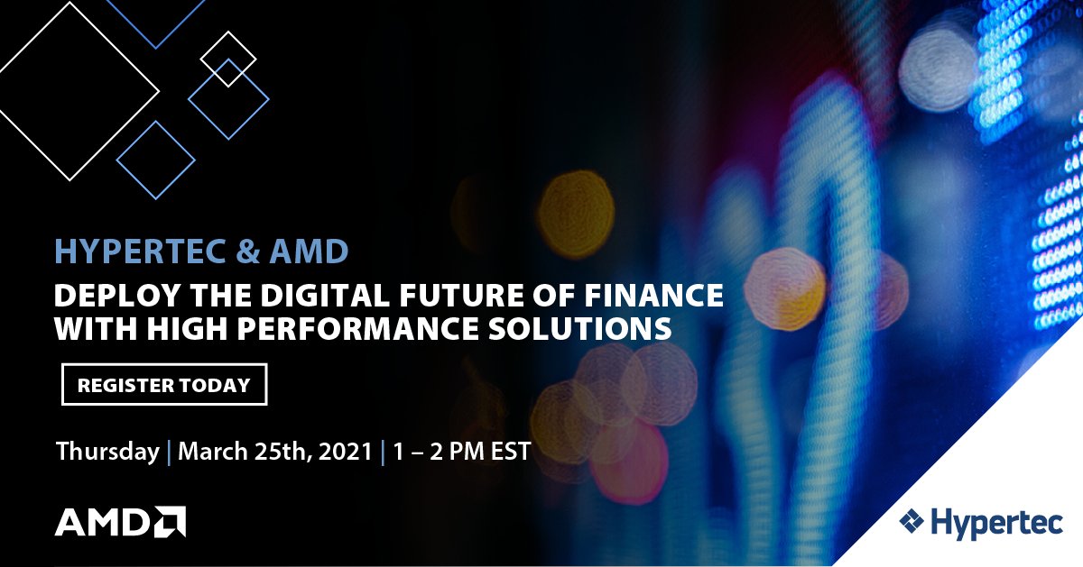 CiaraTech's tweet image. Join us live on Thursday, March 25th, and learn how we’re working with our partners at AMD to Deploy the Digital Future of Finance With High Performance Solutions. 
We are showcasing the CIARA servers powered by the brand-new 3rd Gen AMD EPYC processor. hubs.ly/H0Js77J0