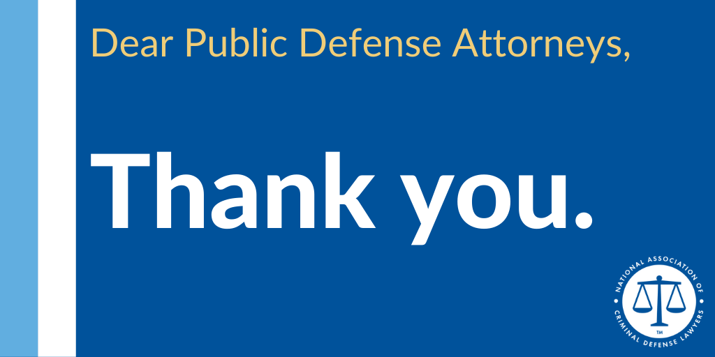 Happy #PublicDefenseDay. Thank a Public Defense Provider today!