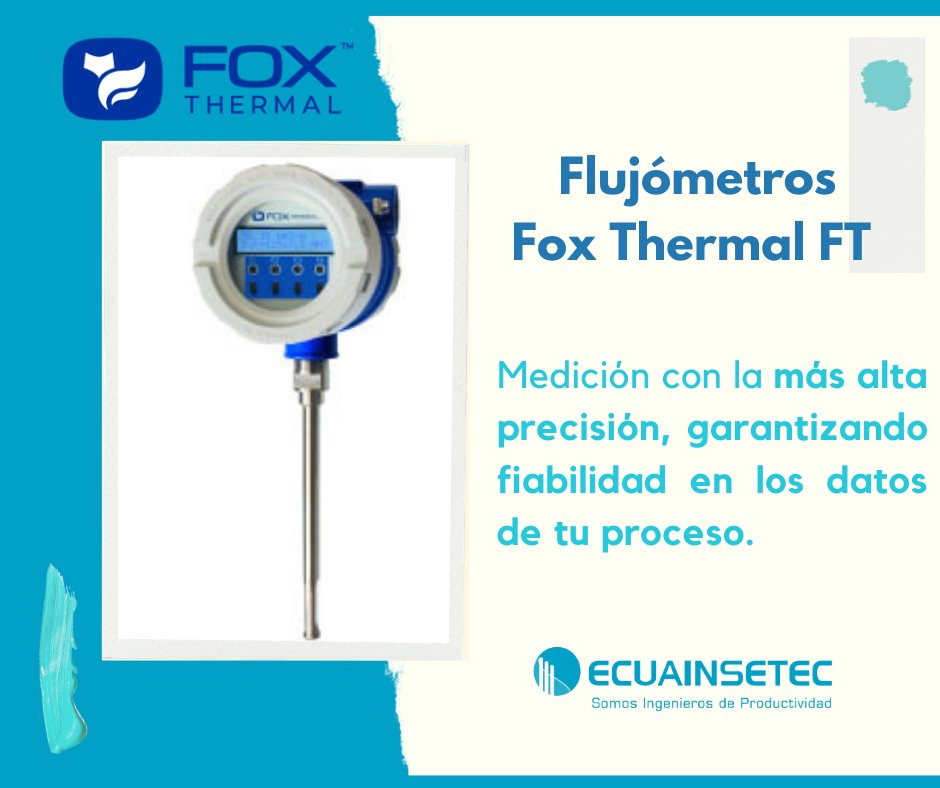 ecuainsetec25's tweet image. ¡Obten fiabilidad en los datos de tus procesos!  #FoxThermal #Flujómetros #AhorrodeTiempo