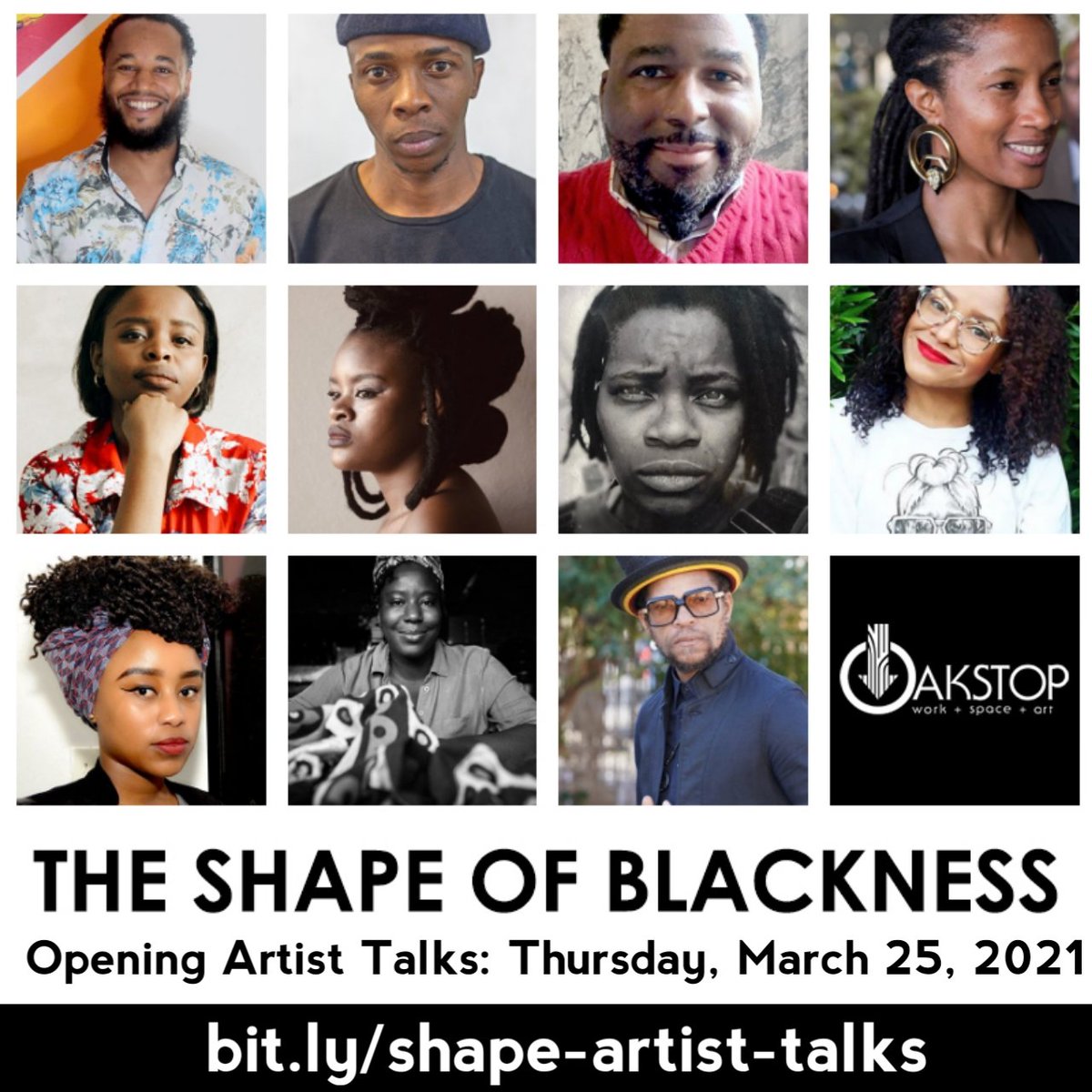 THANKS for supporting our virtual exhibition, shapeofblackness.com! Check out the South African & US artists in conversation on March 25th! Bit.ly/shape-artist-t… #blackart #southafricanart #shapeofblackness #contemporaryart