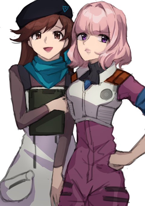 「multiple girls pilot suit」 illustration images(Latest)