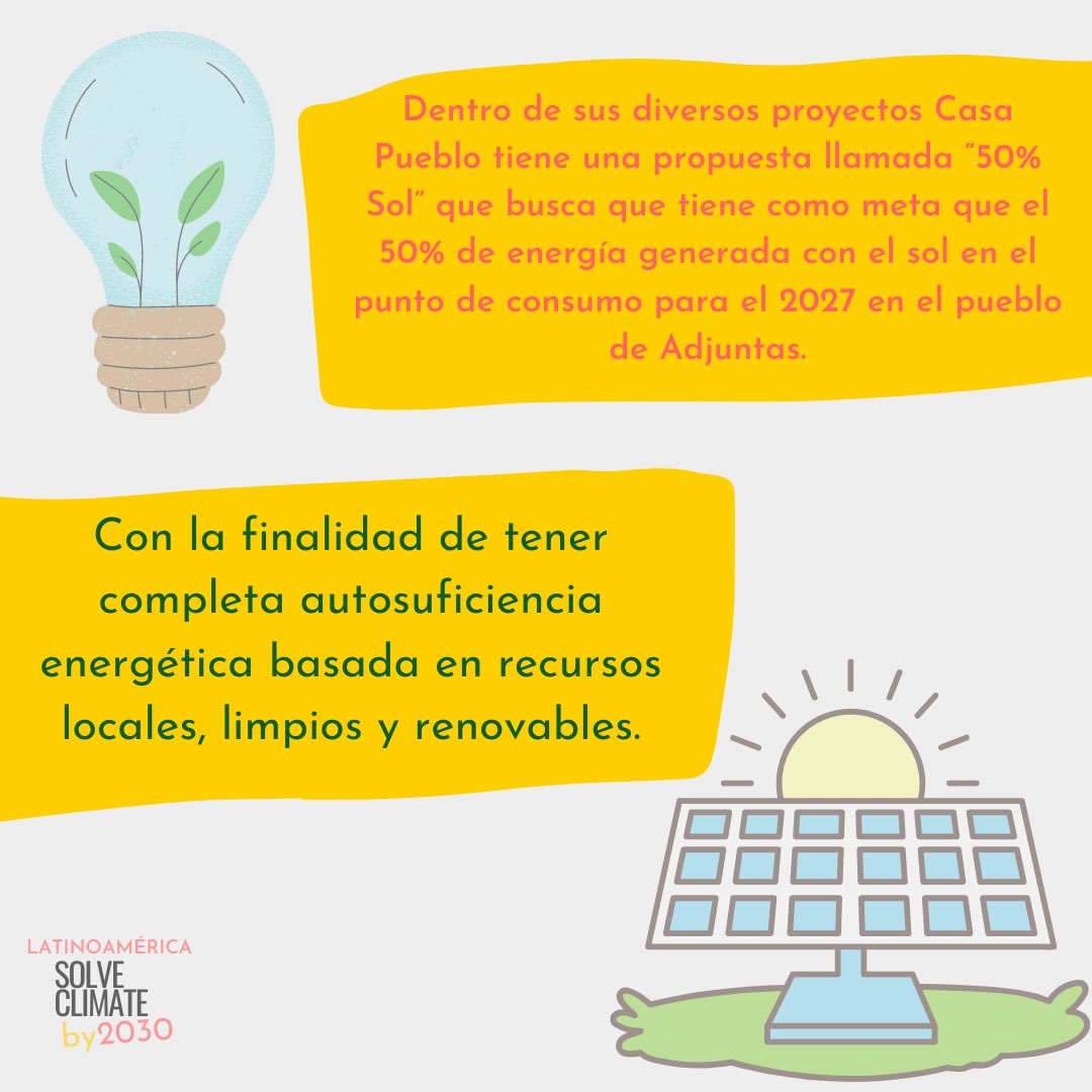 ImpactoJuventud's tweet photo. Conoce sobre @casapuebloorg y su proyecto #50conSOL. Si también deseas conocer sobre otros proyectos en Latinoamérica y contenido sobre cambio climático sigue @sclimate2030_latino en instagram https://t.co/uLo1lF3XIM