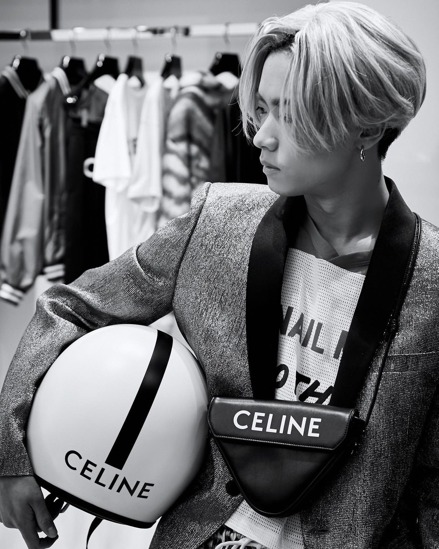 CELINE セリーヌ ルーズボーリング半袖シャツ 川村壱馬着 40 CELINE - CELINE セリーヌ ルーズボーリング半袖シャツ 川村壱馬
