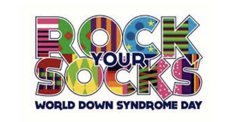 Whether you are learning from home or in school tomorrow, join us in bringing awareness and celebrating inclusion as we rock our socks for World Down Symdrome Day.