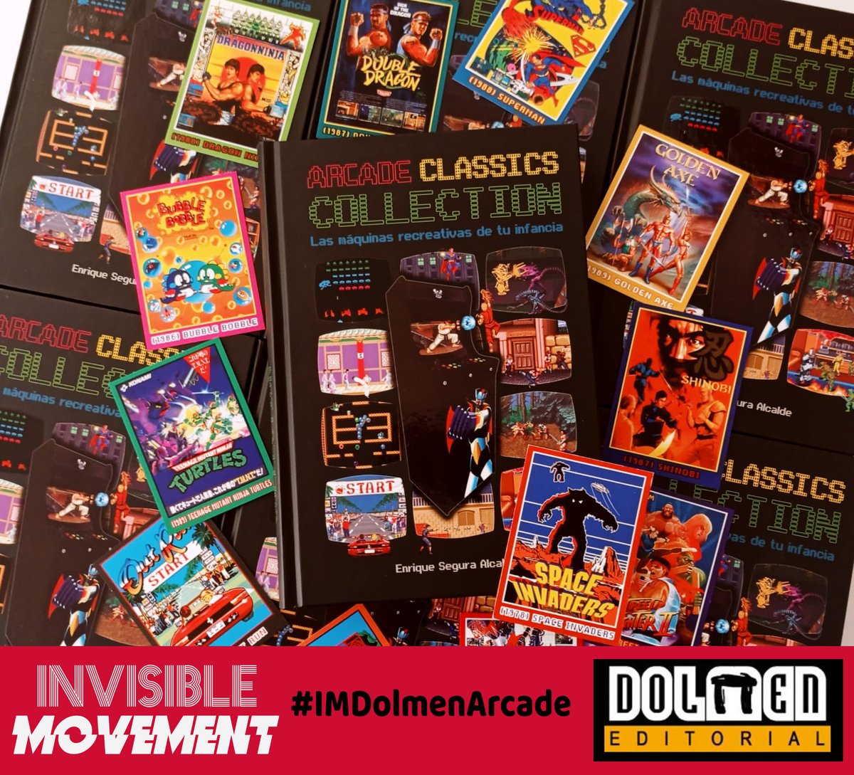 ¡Sorteíto! Si queréis haceros con el libro Arcade Classics Collection, tenéis hasta el próximo martes 23 de marzo para participar en nuestro sorteo gracias a <a href="/DolmenEditorial/">Dolmen Editorial</a> ¿Cómo? Etiqueta a un amigo con #IMDolmenArcade y dinos qué juego arcade recuerdas con más nostalgia