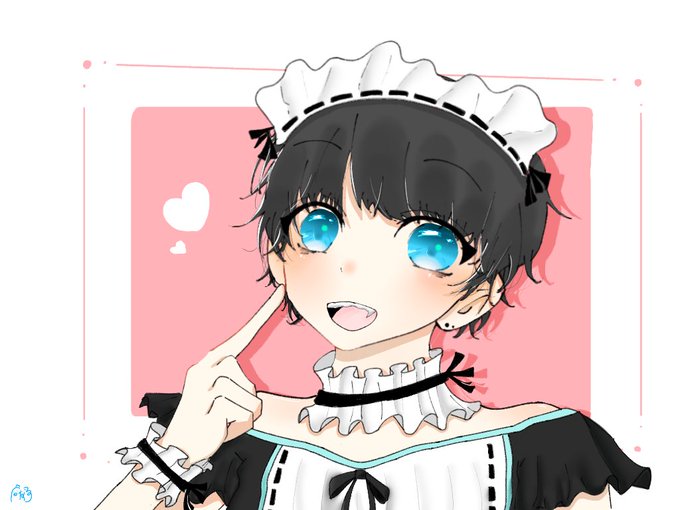 黒髪男子のtwitterイラスト検索結果