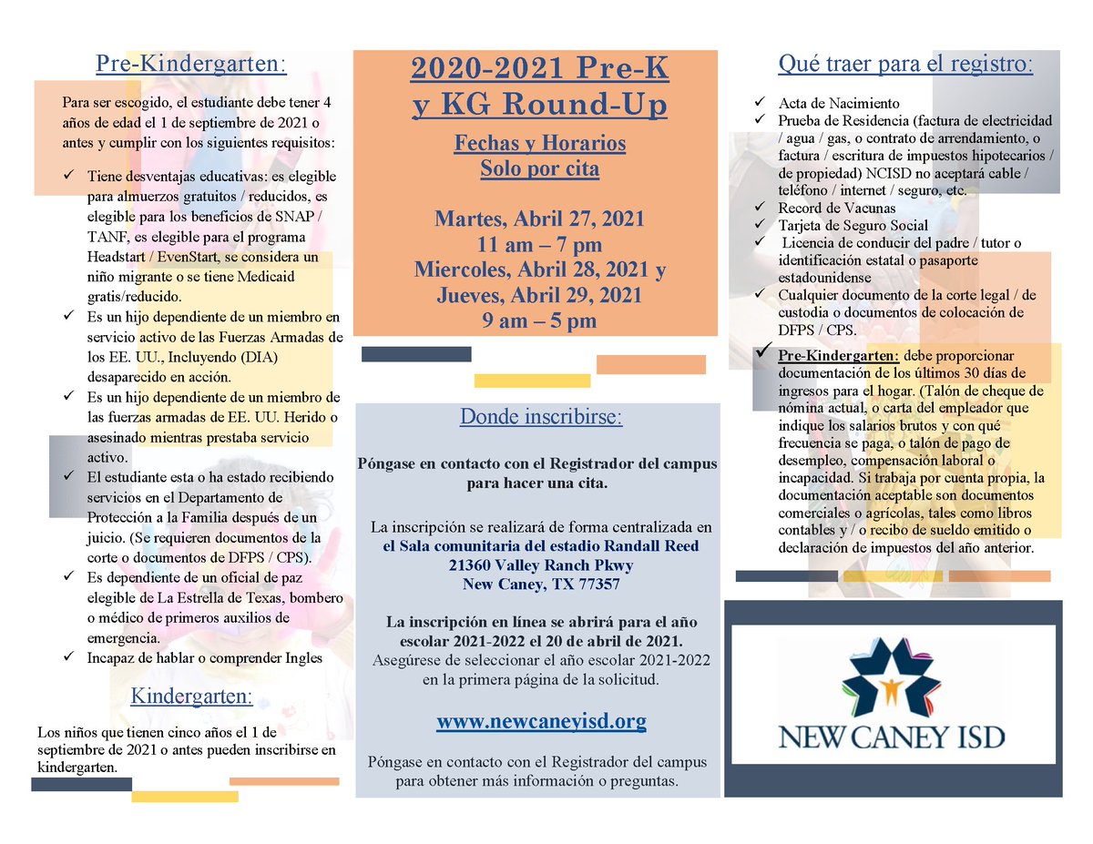 Crippen Elementary (@crippenelem) on Twitter photo 2021-22 PreKindergarten and Kindergarten Round up information. Contact the Crippen Registrar at hnewcomb@newcaneyisd.org for more information #CES_Astronauts 2021-22 PreKindergarten and Kindergarten Round up information. Contact the Crippen Registrar at hnewcomb@newcaneyisd.org for more information #CES_Astronauts