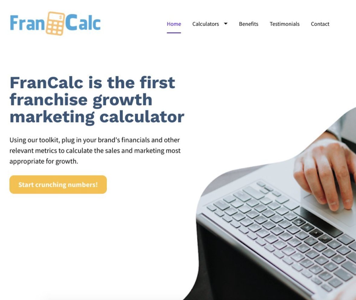 HelloMetric's tweet image. We're thrilled to launch FranCalc, our new online calculator that helps you visualize spending and award more franchises at a lower cost. Start crunching numbers today at francalc.com