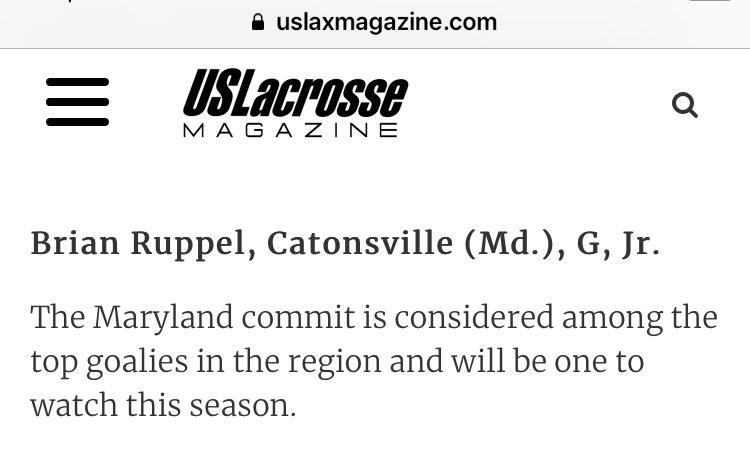 jefferynewman's tweet photo. Congrats Brian!  Go @CvilleCometsLax ! https://t.co/v8mOmmQT64