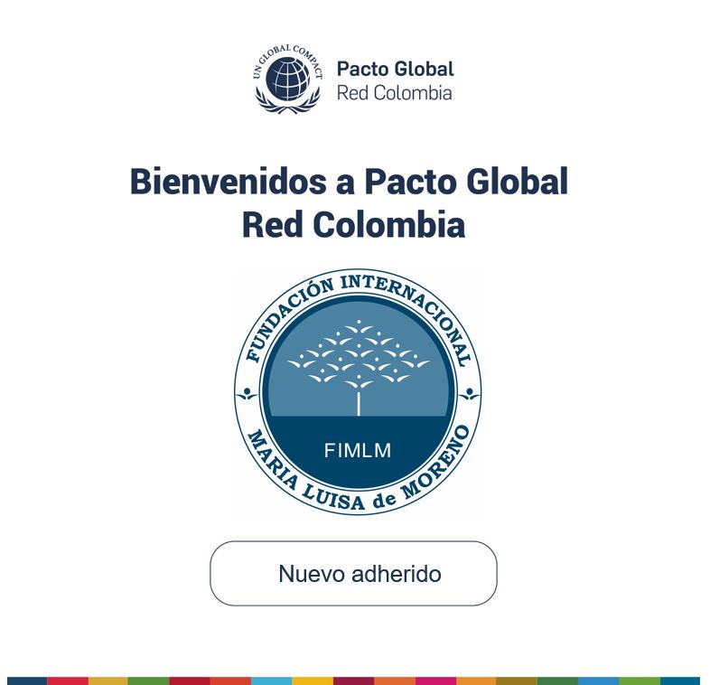pactocolombia's tweet photo. Nuevos Adheridos | Damos la bienvenida a la Fundación Internacional María Luisa de Moreno @FIMLM a nuestra Red, una entidad que se compromete con la promoción y el cumplimiento de la #Agenda2030 y los principios del Pacto Global. 

Conoce más de ella en: https://t.co/AXkRt6HBUk https://t.co/s7Qjd57WkM