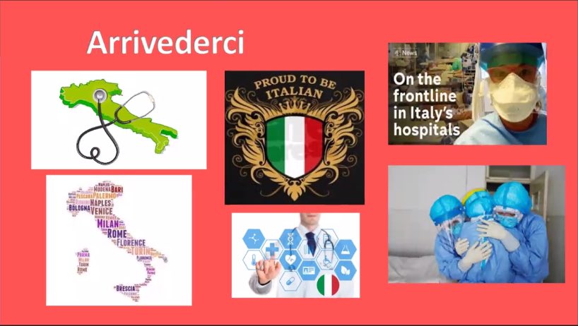 Thank you @MustafaBodrick for your powerful messages: “COVID-19 pandemic exposed the ones who don’t have a structure” We (and @utenterox) look forward to having you as our co-mentor in Italy in the near future. Arrivederci! 🇮🇹