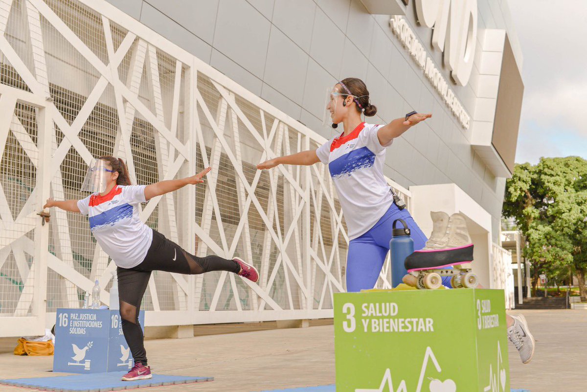 sndpy's tweet photo. La SND alienta a que acompañes las clases de #DeporteVirtual al aire libre, con las enseñanzas de los profesores de las #EscuelasDeportivas, para que puedas mantenerte activo realizando actividad física y tengas una vida saludable.
#ElDeporteNosUne
#ParaguayDeLaGente https://t.co/4BAgvBkrRI