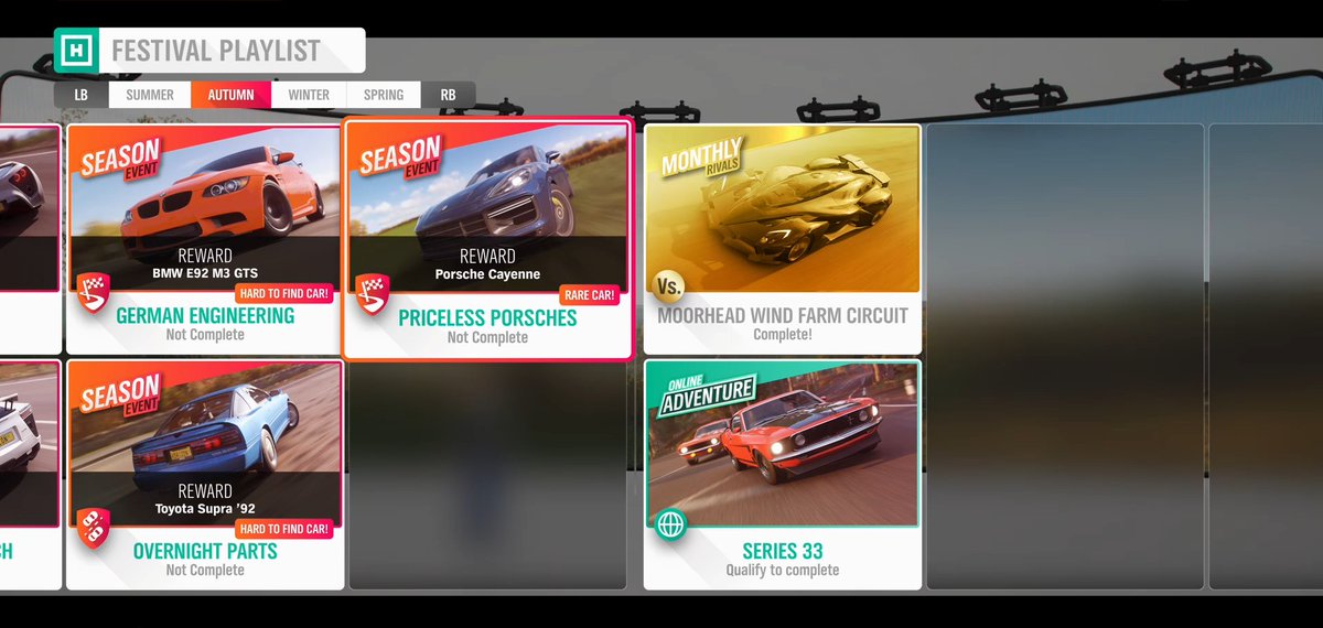 Autumn Forzathon Shop Festival Playlist Events And Rewards Through March 25 Fh4 Discussion Official Forza Community Forums