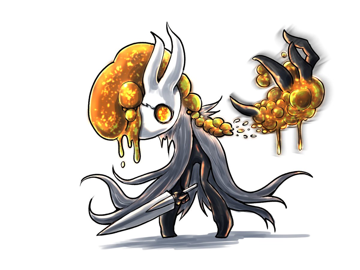 アイロニカル V Twitter 次は壊れた器 このイラストは4コマと関係ないです Hollowknight