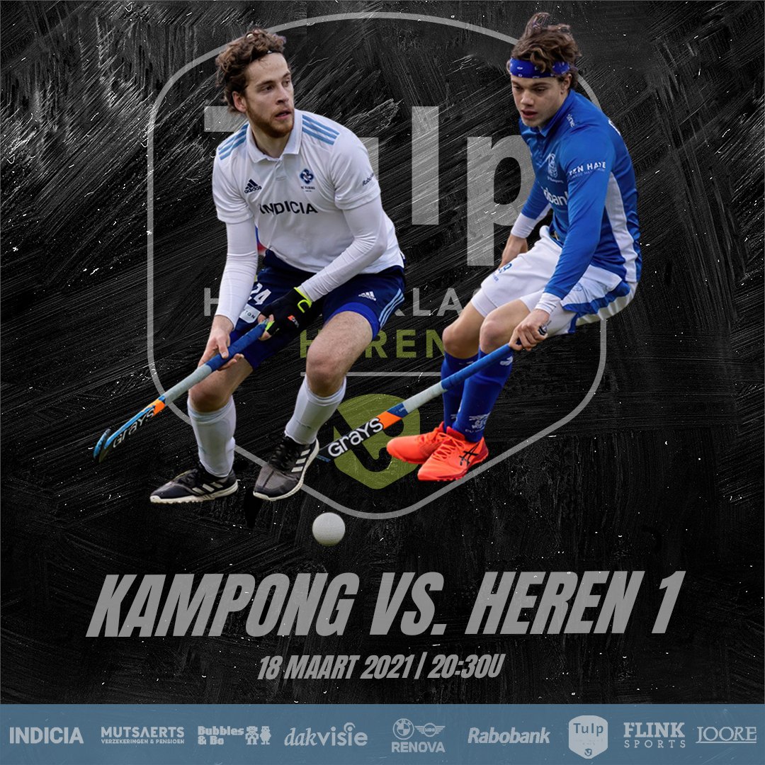 𝙺𝙰𝙼𝙿𝙾𝙽𝙶 𝚟𝚜. 𝙷𝙴𝚁𝙴𝙽 𝟷⚪🔵

Vanavond neemt Heren 1 het in Utrecht op tegen de huidige nummer 2 van de Tulp Hoofdklasse Heren. Zet hem op mannen! #TilburgLions🦁

⏱ 20:30
📍Utrecht
🎥 eyecons.com/videos/livestr…