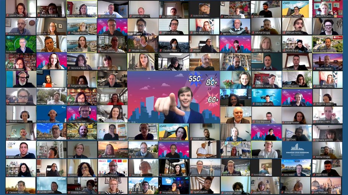 citydna_eu's tweet image. And that&apos;s a wrap!!! You were 550 people registered from 80+ destinations that got to explore your DMOJO thanks to 60+ inspiring speakers! 
Thanks everyone for joining us at #ECMOnlineConference2021!
#WeAreECM #ExploringYourDMOJO #sharing #eventprofs #togetherisbetter @group_nao