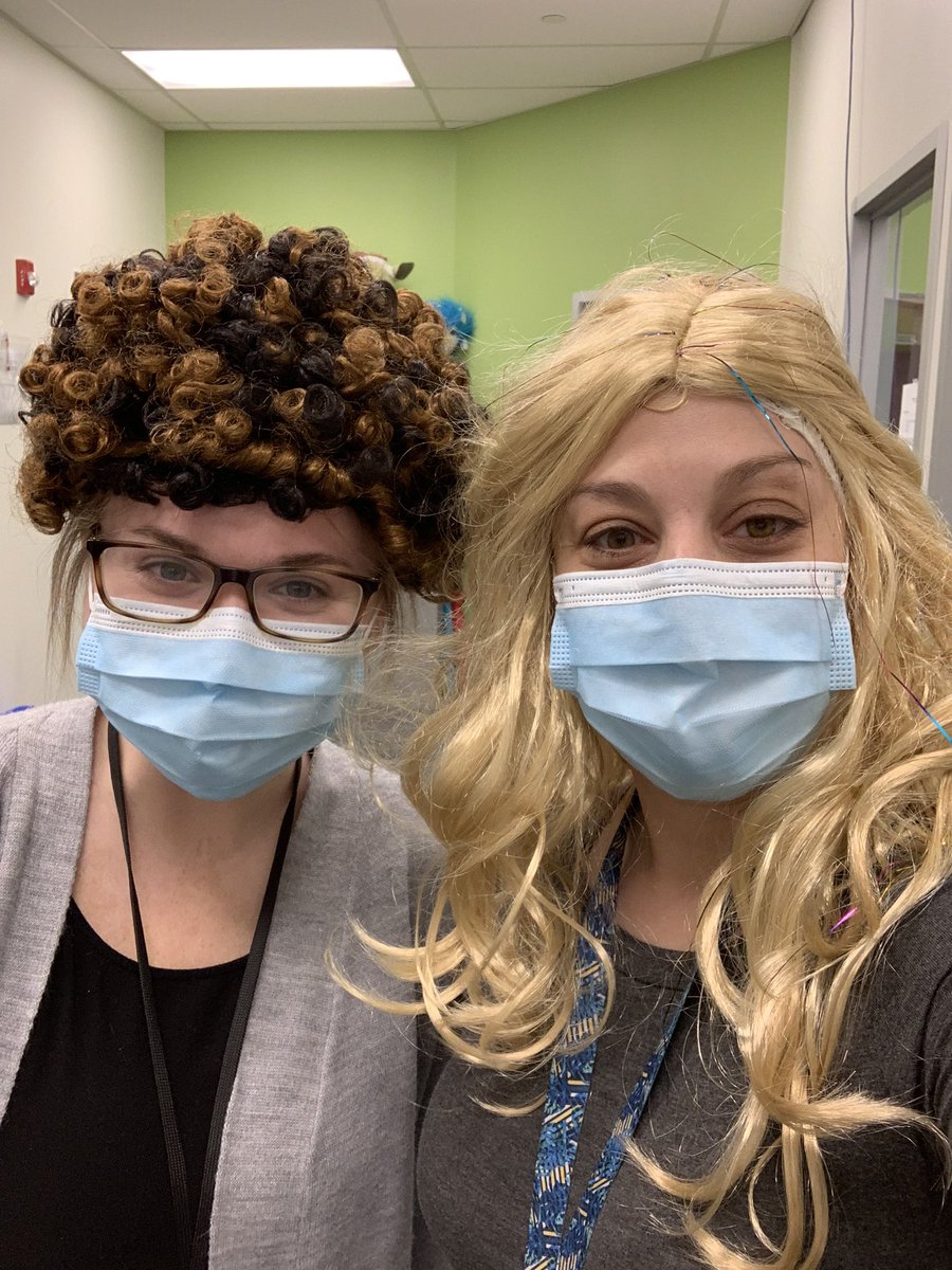 We had some good-looking supplies in for @MsBuragina and @cassieALCDSB this morning @alcdsb_stfa. Good thing it was crazy hair day!! 😜 #stfaSpiritWeek #stfastewardship @alcdsb