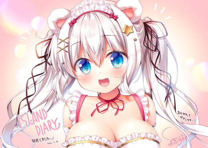 【アイランドダイアリー】ついに3月19日発売日ですー!!ももちゃんクロちゃんモカちゃんと南の島でわくわくどきどき楽しんでいただけたらうれしいです～✧*。#ISLANDDIARY 