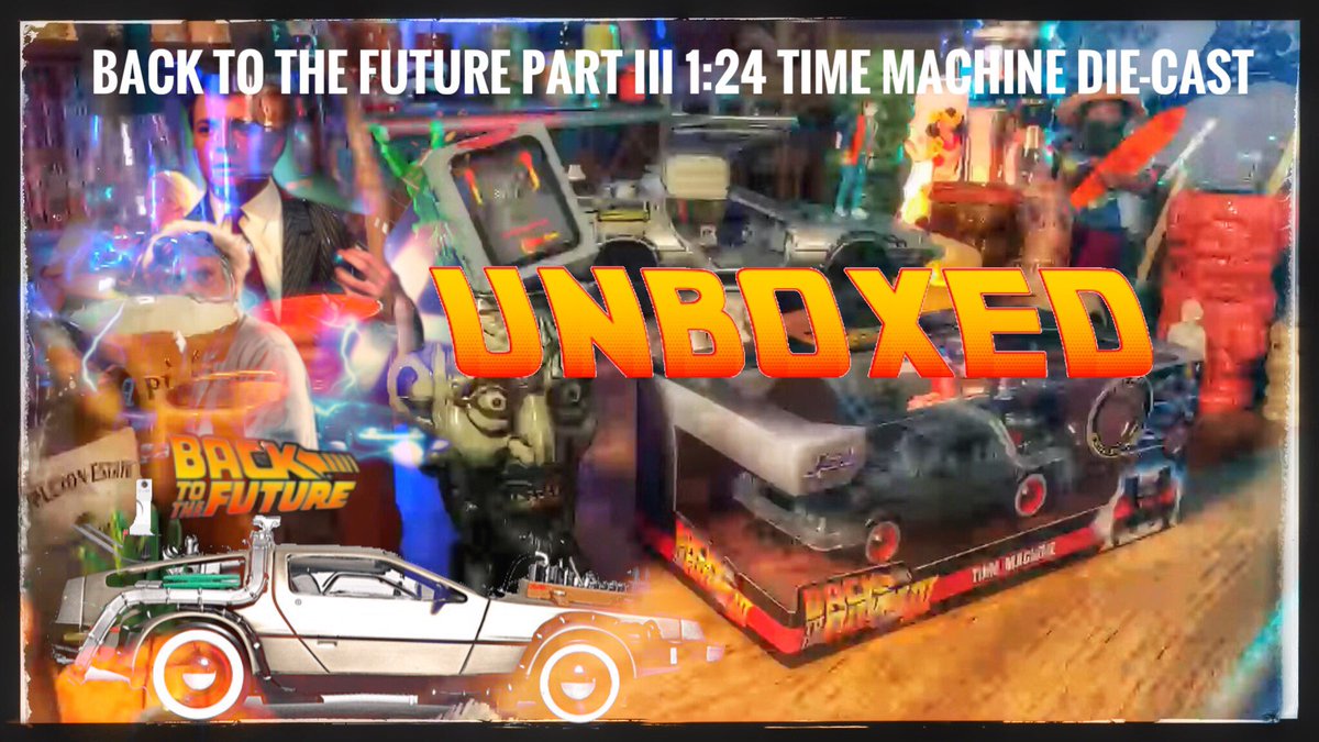 Back to The Future Part III 1:24 Time Machine Die-cast Car Light Up ... youtu.be/ft878rkeEic  <a href="/BTTFPodcast/">➠ Back to the Future: The Podcast</a> <a href="/BTTF_bot/">Back To The Future</a> <a href="/bttfHQ/">➠ Back to the Future HQ</a>  #BTTF #BackToTheFuture