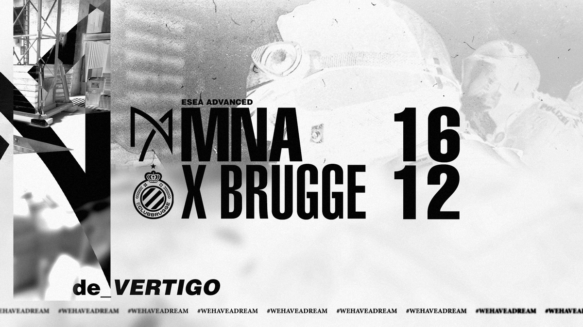 🔥🔥GGWP! We won 16-12 against <a href="/eClubBrugge/">Club Brugge eSports</a> in the #ESEA #Advanced 
#wehaveadream