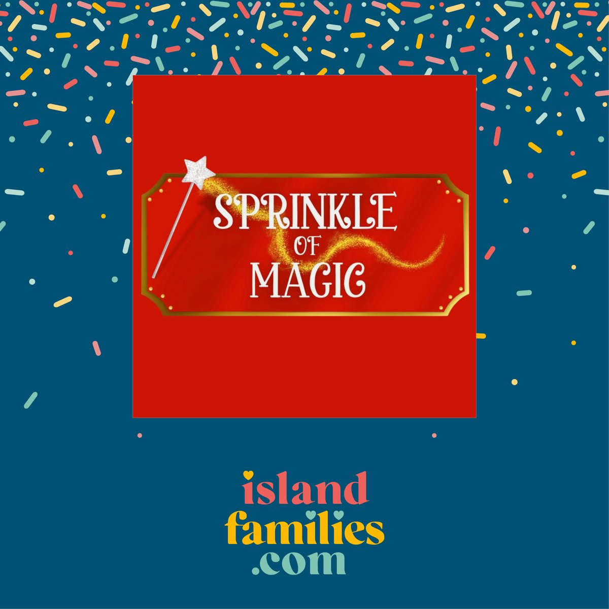 Excited to let you know that Sprinkle of Magic has joined the #IslandFamilies Community Club offering a variety of discounts to our members. You can find all the details at islandfamilies.com/sprinkle-of-ma… #familysavings #supportlocal
