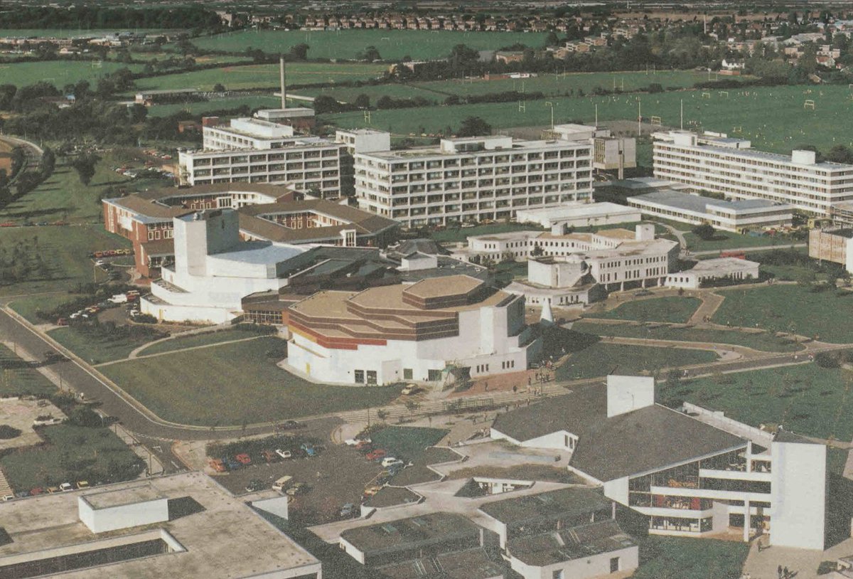 This image is from the Guide to First Degree Courses 1984-5. Campus looked a bit different back then, didn't it?