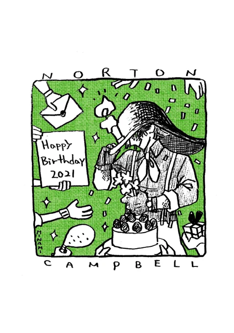 Happy birthday Norton! #ノートン・キャンベル生誕祭2021 