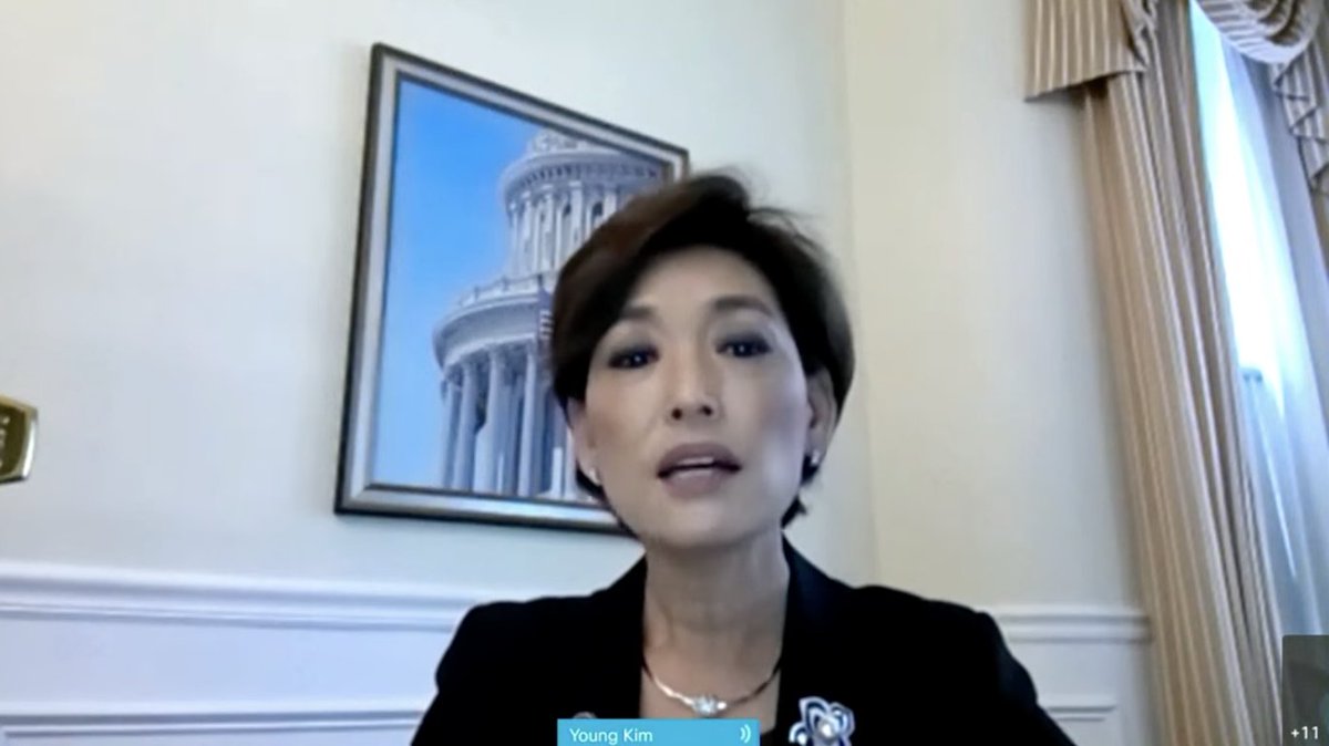 MomsDemand's tweet photo. “This should not have to be said, but I want to be very clear. No American of any race or ethnic group is responsible for the COVID-19 pandemic.” - @RepYoungKim #StopAAPIHate https://t.co/Jk69SdcPDB