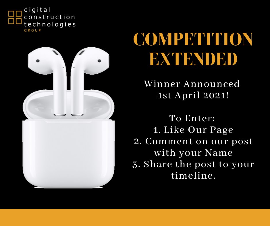 dct_digital's tweet photo. *Competition Extended* To celebrate our 3rd Anniversary, DCT Group are excited to be giving away a pair of Apple Airpods to 3 lucky followers. To enter
1. Like Our Page
2. Comment with Your Name
3. Share the Post.
Winner announced 1st April 2021!
#DCTGroup #WeAreDCT #Birthday https://t.co/um8XomPuxb