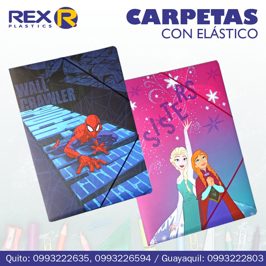 RexPlastics's tweet photo. Carpeta con elástico Disney, varios modelos, protege eficientemente todos los documentos y tareas.
Ventas al por mayor y menor
Contáctenos para más información y cotizaciones.
#carpetadisney #Carpetasescolares  #escolar2021 #empresaecuatoriana #FabricaDeCarpetasEcuador https://t.co/InloUcqnRm