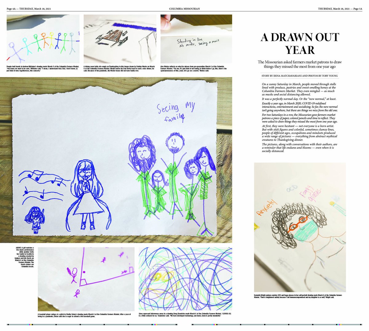 xblandx's tweet photo. Should mention, too, the work of @irina_match, @tobyslens and @sara_williams23 — with @Margo_Wagner as photo editor and @HardyMakalah page designer — on "A drawn-out year." https://t.co/uNjNVJOLp6 #CoMo #BoCoMo #covid19 https://t.co/NQa2TRsVFe