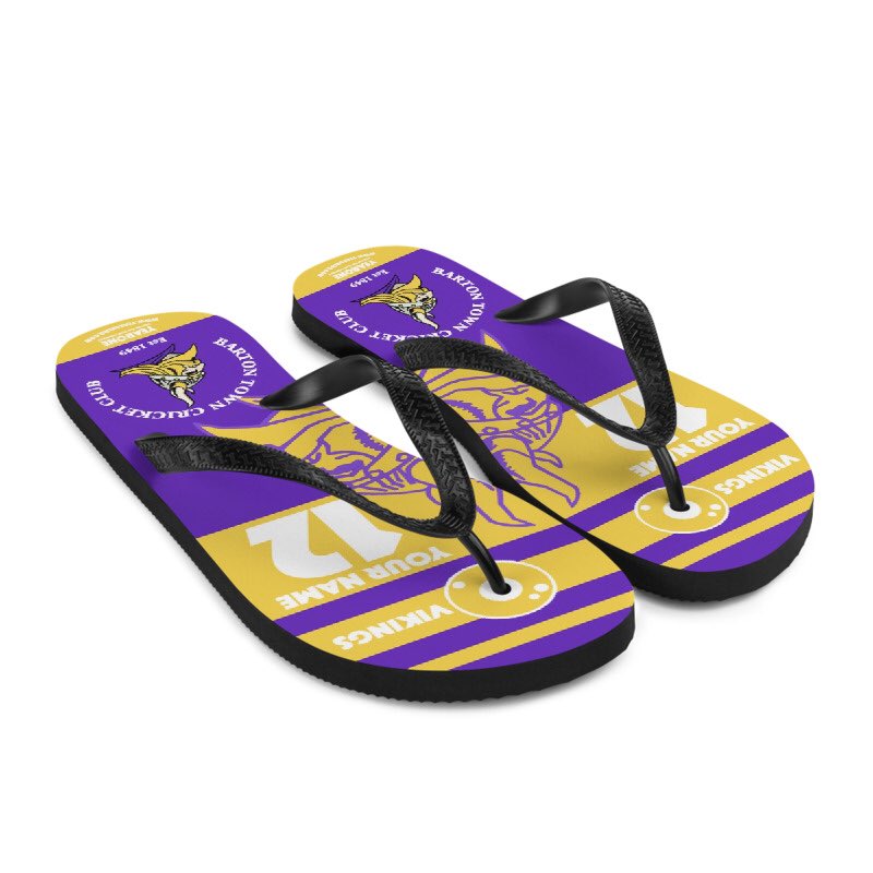YearoneHQ's tweet photo. Fresh look for the 2021 cricket ๐ season for @BartonTownCC #vikings What do you think?
Discounts available on team orders.
#cricketlovers #cricket #lincolnshirecricket #lincs #customflipflops #teamwear #cricketkit #lincolnshirecountycricket #countycricket #thursday #RT https://t.co/BpCQe2eMen