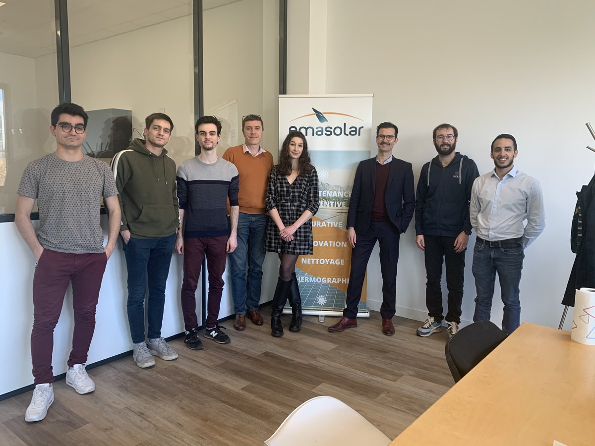 Ce matin, nous avons rendu visite à EMASOLAR, agence de maintenance des Centrales photovoltaïques. 

Nous avons pu en apprendre davantage sur l'activité de Lionel CASSIN et de son équipe. 

Un grand merci à eux de nous avoir si bien accueillis ! 

#Emasolar #meetAuRADS