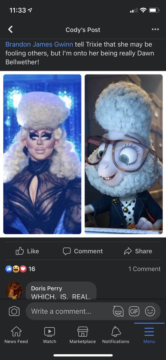 CrazyFerrett's tweet image. Never forget the time I made this post about @trixiemattel and my Aunt honestly couldn’t tell the diffrence between her and this Zootopia character #DragRace #whichisreal
