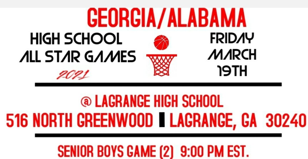 Congrats to Tyler Harris, Courtney Dowdell, and Jordan Holley for being selected to play in Georgia vs Alabama All-star Game. Game is this Friday and admission is $10. #pokapride #deserved @LoachapokaAD