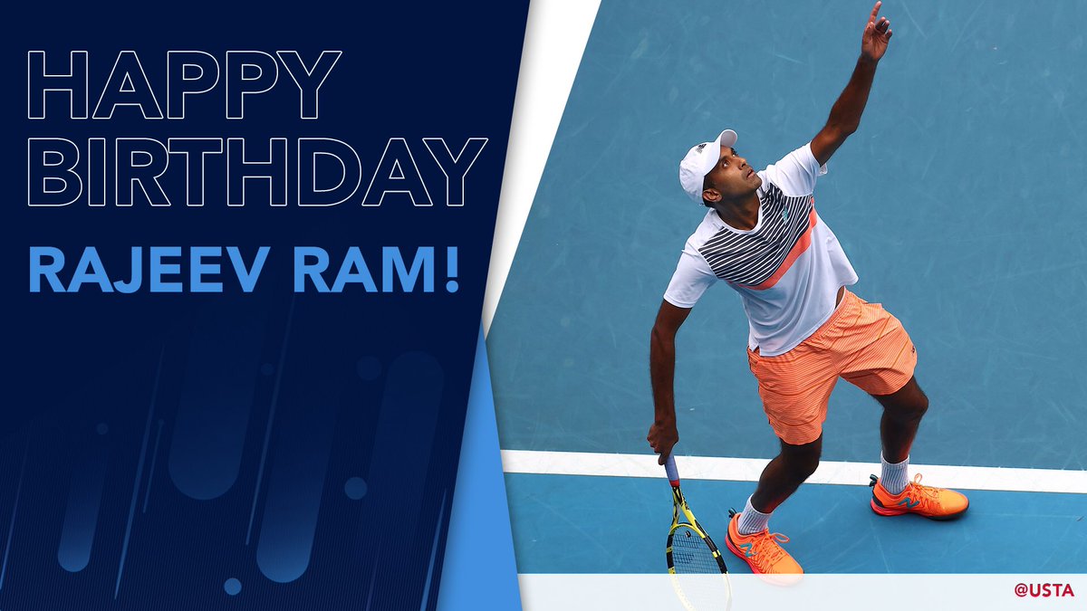 ◽️2x Grand Slam Mixed Doubles Champion
◽️Grand Slam Men’s Doubles Champion
◽️2016 Olympic silver medalist 

Happy Birthday, <a href="/RajeevRam/">Rajeev Ram</a>! 🎉