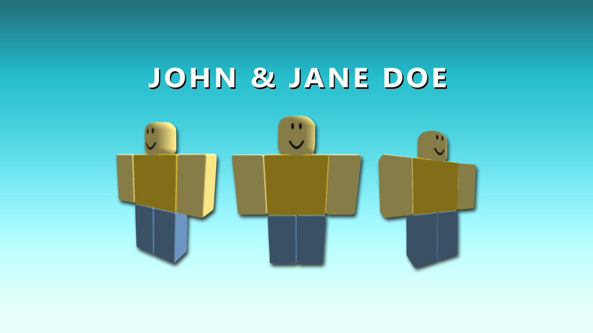 RBXNews on X: Today (March 18) 5 YEARS AGO John Doe & Jane Doe