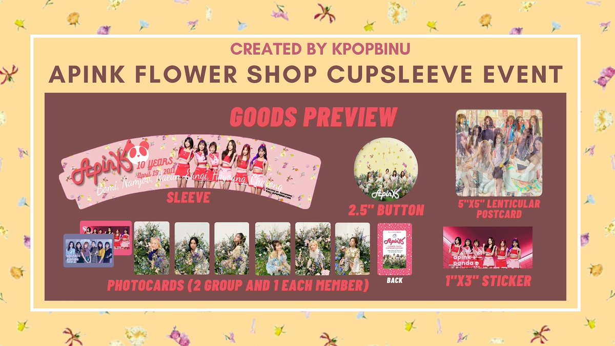 binusoaps's tweet photo. Take a look at the goods for the APINK anniversary event. Tomorrow dropping all the information. Hope you are excited Pandas.
#apink_10thanniversary #apink #apinkpanda #apink #TXCupsleeve #austincupsleeve https://t.co/k8hQVyEdwX