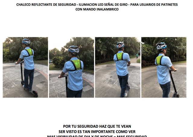 JACpcb's tweet photo. CHALECO DE SEGURIDAD REFLECTANTE - LUZ DE LED SEÑALIZACIÓN SITUACIÓN ESPECÍFICO PARA USUARIOS PATINETES ELÉCTRICOS POR TU SEGURIDAD HAZ QUE TE VEAN https://t.co/1nZ1s6M68W