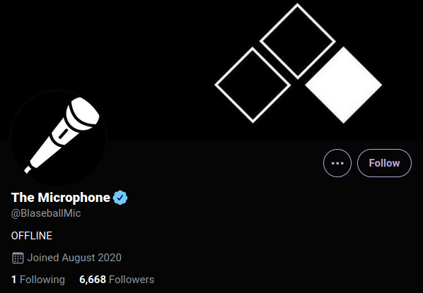 Reports: <a href="/BlaseballMic/">The Macrophone</a> is "OFFLINE".