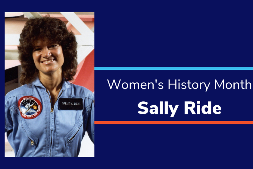Today we're celebrating Sally Ride (1951 –2012) who became the first woman in space on June 18, 1983. She also established Sally Ride Science, a nonprofit organization that encourages children from all backgrounds to take an interest in #STEM #WomensHistoryMonth #WomenInStem